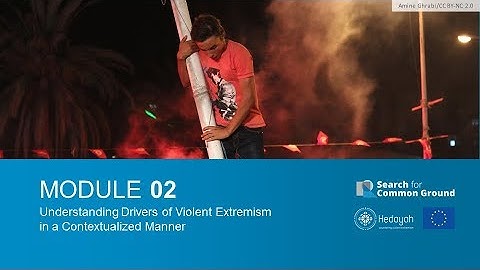 2. Understanding Drivers of Violent Extremism in a Contextualized Manner