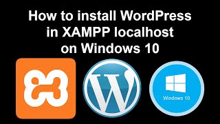 how to install wordpress in xampp localhost on windows 10 by umair ahmad - wordpress tutorial 2022