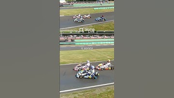Bold overtake attempt BACKFIRES in British Kart Championships #Overtake #Karting #X30
