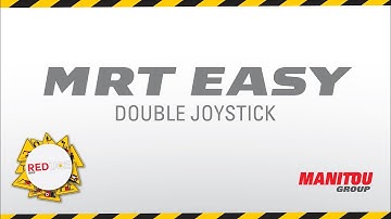 Manitou - Rotating telehandler - MRT Easy - Double Joystick