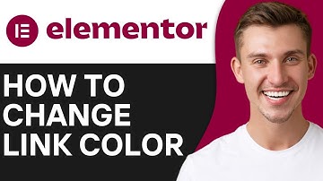 HOW TO CHANGE LINK COLOR IN ELEMENTOR (2025)