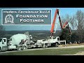 Modern Farmhouse Build - Foundation Footings