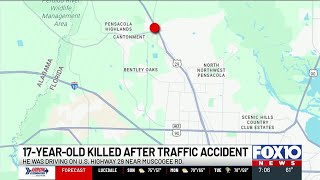 Teen dies in 2-car crash in Escambia County, FHP says