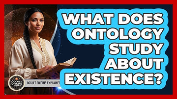 What Does Ontology Study About Existence?