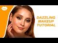 DAZZLING GOLD SMOKY EYE MAKEUP TUTORIAL