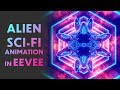 Blender - Sci-fi Alien Animation in Eevee (Blender 2.8)