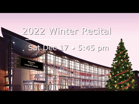 MFAA 2022 Winter Recital Sat Dec 17 at 5:45 pm