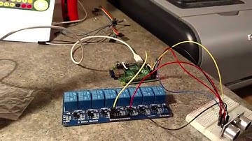 Proof of Concept: Raspberry pi, Ultrasonic, & Relay