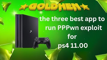 the three fastest apps to run the Exploit PPPwn ON PS4 11.00 see it with your own eyes