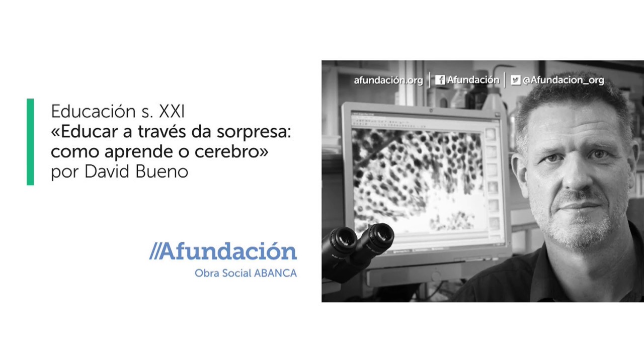 Conferencia «Educar a través de la sorpresa cómo aprende el cerebro» con David  Bueno. 