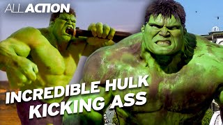 Incredible Hulk Kicking Ass | All Action
