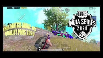 THIS MATCH MAKE US QUALIFY PMIS 2020 PREQUALIFIER ROUND #PMIS2020 #PUBGMOBILE