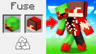 JJ and Mikey Combined in a BLOOD MONSTER in Minecraft! - Maizen