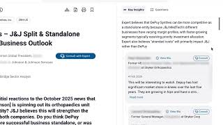 Unlock 2–3x more expert insights per transcript: Third Bridge Expert Commentary