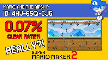This 0.07% Clear Rate Level is Actually EASIER Than It Looks! (Super Mario Maker 2)