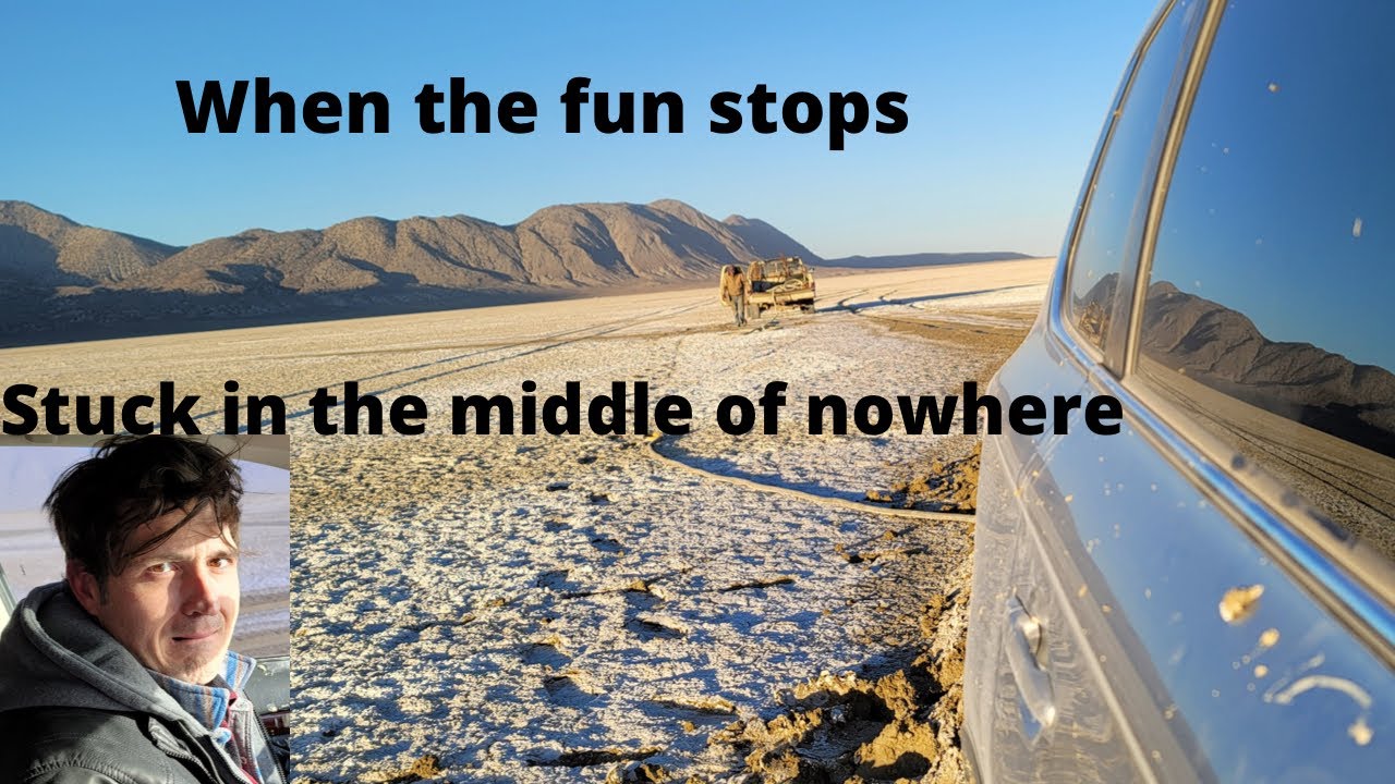 The Black Rock Desert Nevada- What not to do on Playa. We had to call 911 and they call tow truck