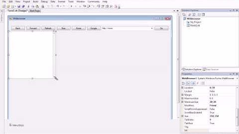 How to make a webbrowser with vb 2005/2008