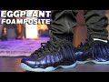 Nike air foamposite one  eggplant  review and on foot