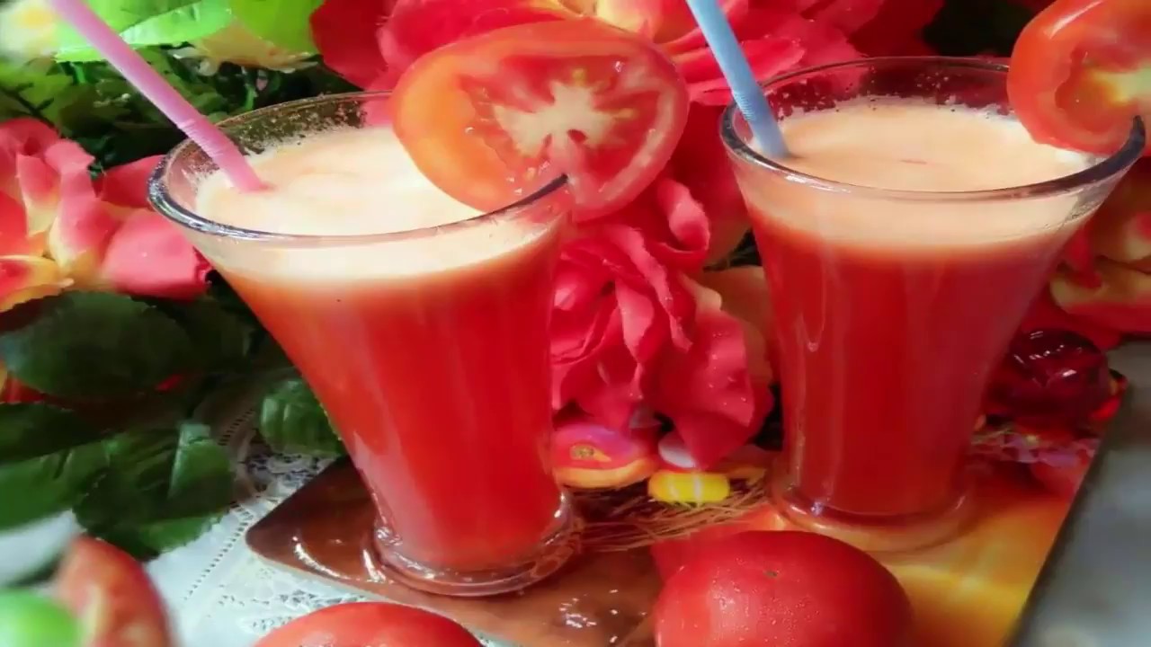 টমেটো জুস । How To Make Fresh Tomato Juice Recipe । Farhana's Recipes