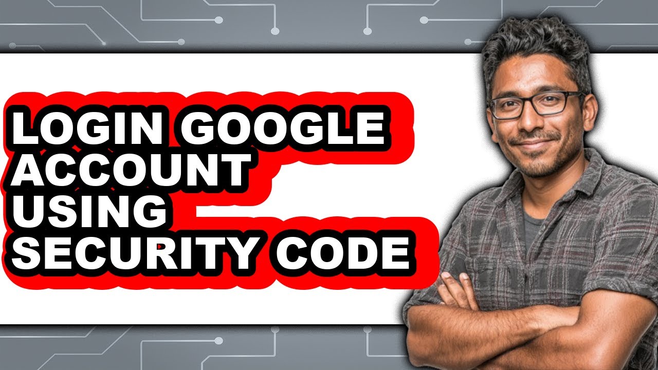 How to Login Google Account Using Security Code - Step by Step - YouTube