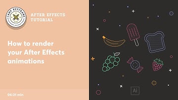 After Effects Tutorial - How to render your After Effects animations