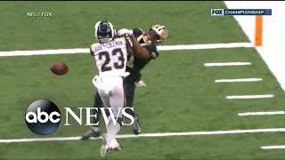 NFL slammed over bad call in Saints playoff game