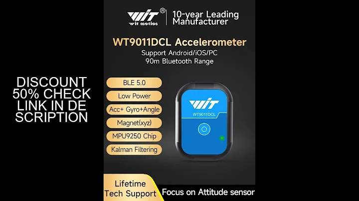 WitMotion WT9011DCL Bluetooth 5.0 Accelerometer Gyroscope Angle Sensor Electronic Compass Magnetomet