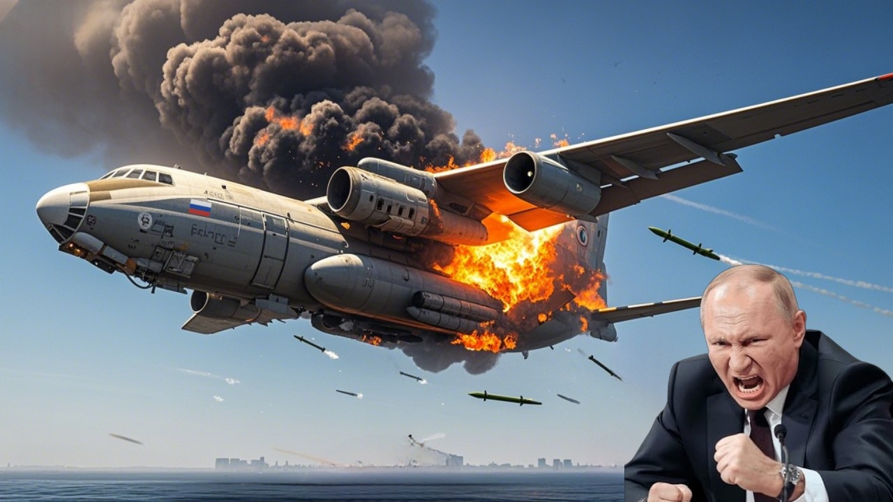 13 Minutes Ago! US F-16 Missile Shot Down a Plane Carrying President ...