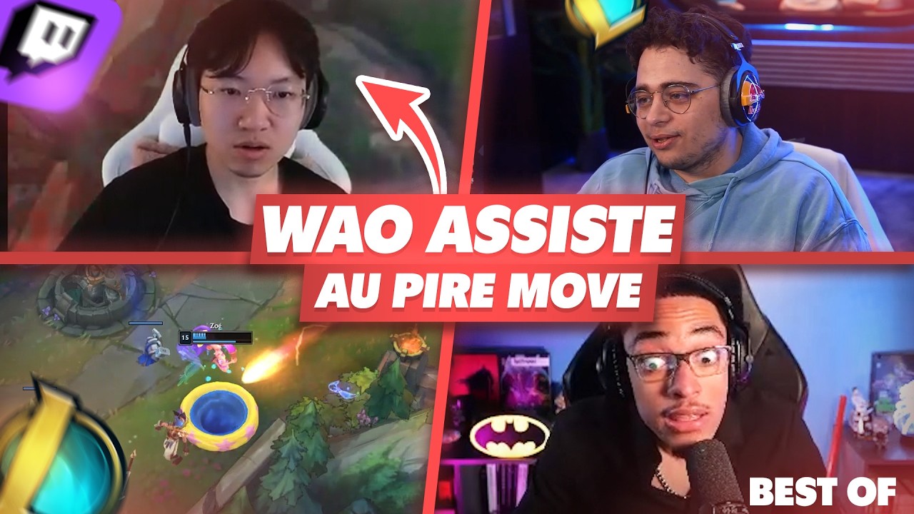 WAO ASSISTE AU PIRE MOVE EN GM - Best Of LoL #1399 Réactions