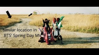 BTS x GFRIEND_MV SIMILARITY (spring day & time for the moon night)