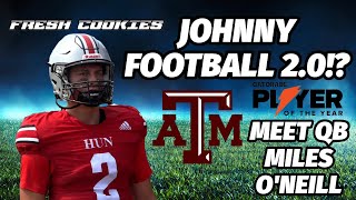 Meet Texas A&M's next QB Miles O' Neill! Johnny Football 2.0!? 2023 NJ Gatorade POY | Fresh Cookies