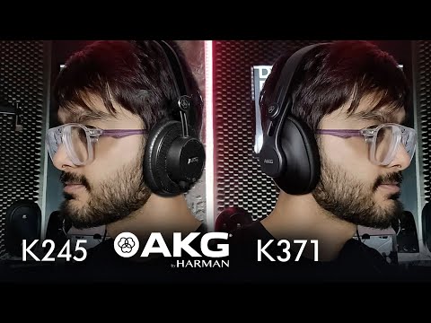 Geeked out the AKG K245 & K371 Headphones | First Look | Review