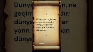 Bu Dünya Imtihan Dünyasıdır. Özler Isözler Özvedua