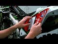 Installing D'COR Graphics with Mike Williamson - TransWorld Motocross