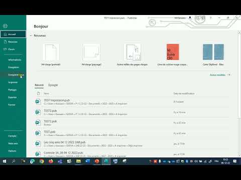 Vidéo: Comment convertir un fichier Microsoft Publisher en fichier PDF