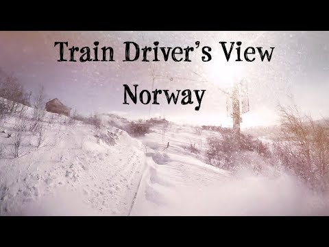 TRAIN DRIVER'S VIEW: Snow piercing madness!