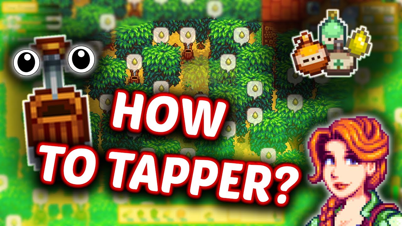 oak resin stardew valley New 2022 Stardew Valley TAPPER how to QUICK guide!