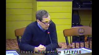 Acton, MA. Finance Committee 1/12/16