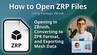 How to Open ZRP Files (ZBrush Project)