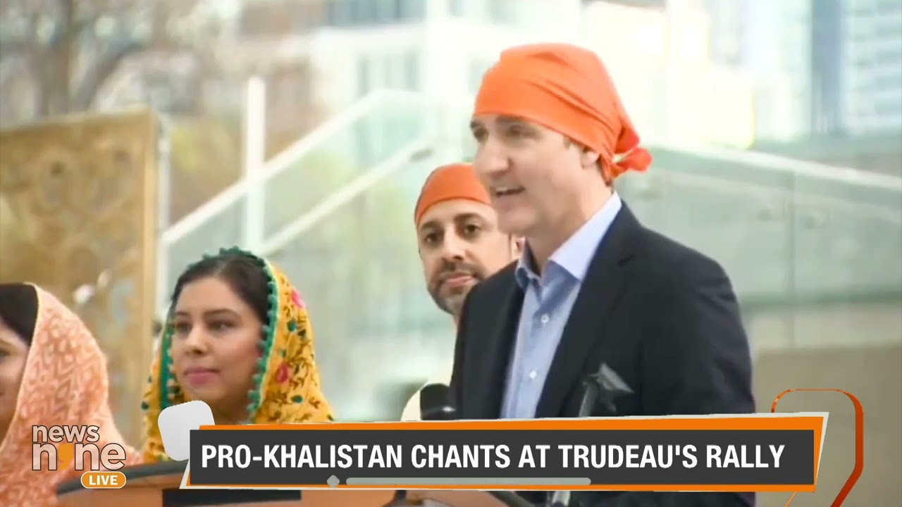 Trudeau Addresses Sikh Community in Toronto Amidst Pro-Khalistan Slogans | khalsa day 