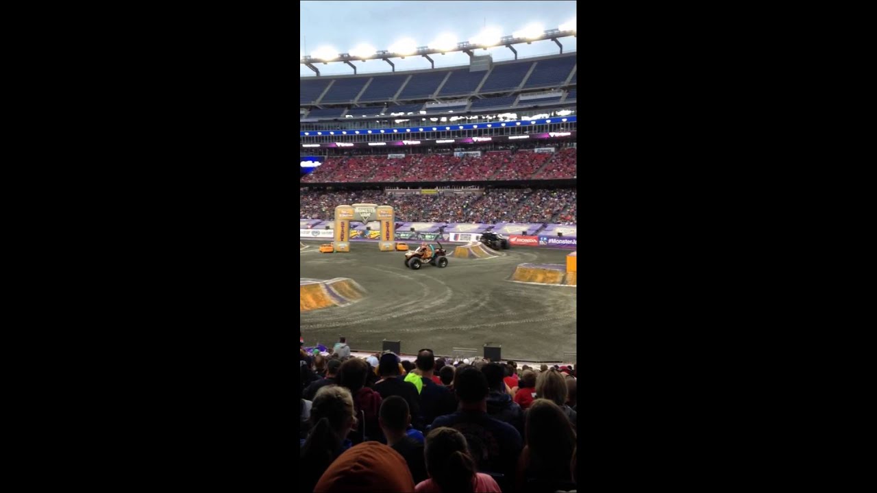 Ear muffs are essential at Monster Jam YouTube