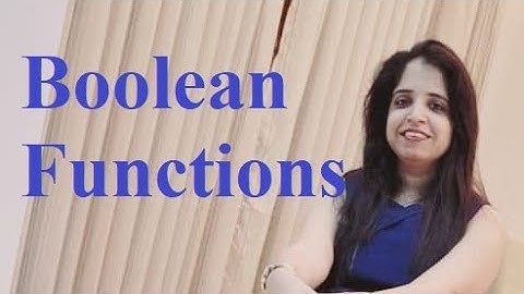 Chapter-6 Boolean Algebra and Logic Circuits Part-2