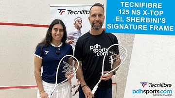 Tecnifibre Carboflex 125 NS X-Top V2 with Nour El Sherbini