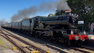 5043 “Earl of Mount Edgcumbe” & 37240 through Bridgwater 30/5/26
