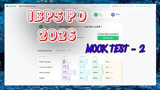 IBPS PO Mock Test Testbook - 2 | IBPS PO Live Mock Test | How To Attempt Mock Test #ibpspo