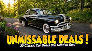 Unmissable Deals! 20 Cheap Vintage Cars From the 1950s