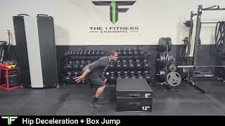 Hip Deceleration + Box Jump | The 1 Fitness & Performance