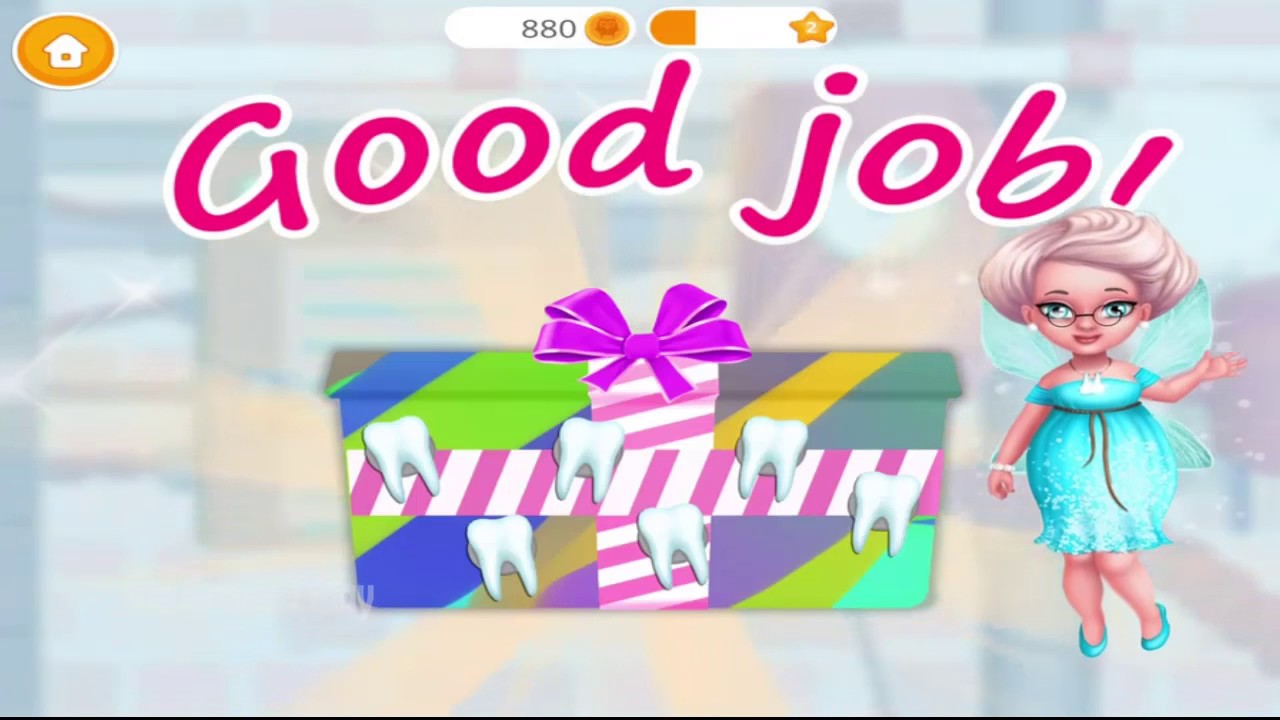 Teeth Clearning Fun & Little Fairy Land Helper with Sweet Baby Girl Tooth Fairy | Gameplay Video