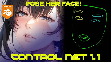 Control Net - Stable Diffusion 🔔 Control the face expression using Blender
