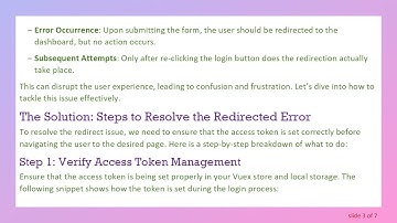 Resolving the Redirected Error When Logging into Your Vue.js App